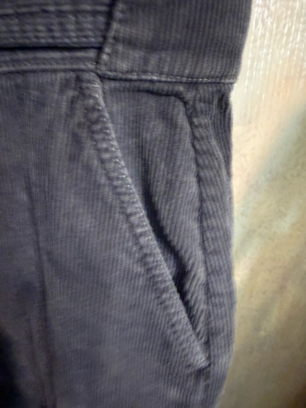 Ralph Lauren Sport Charcoal Corduroy Midi Skirt with Cargo Pockets, Button Fly - Picture 3 of 12